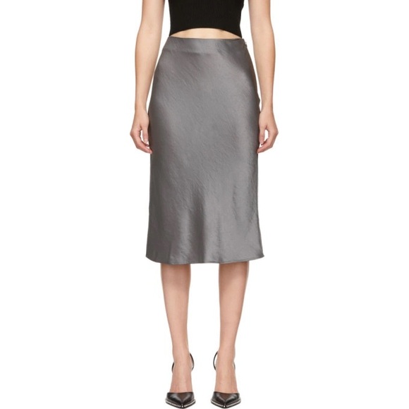 T by A Wang - Wash & Go Slip Skirt - Picture 1 of 5